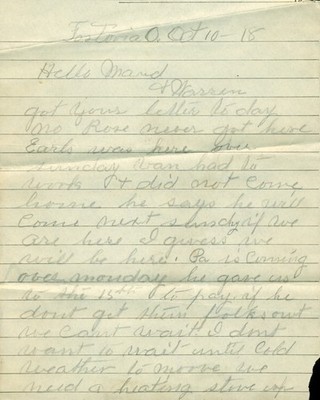 1918 Spanish Flu Influenza Death Fostoria to Deshler Village Ohio Antique Letter