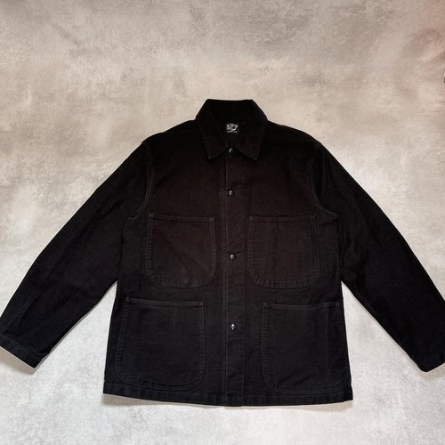 Orslow, orSlow Moleskin Coverall Jacket Black Cotton Workwear Vintage Men’s Excellent JP