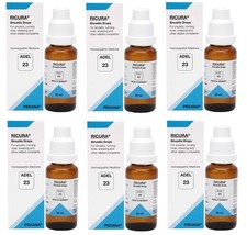 ADEL 23 Sinusitis Drops Pack of 6 Natural Homeopathic Remedy for Sinus Wellness