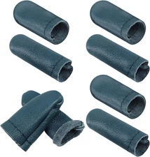 4 Pair Leather Finger Protector for Needle Felting Knitting Sewing Thimble Guard