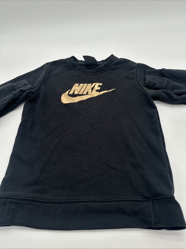 Nike Sweater Youth Boy Large Graphic Print Logo Black ..#27022