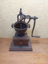 Antique French Large Iron "Peugeot Freres" Coffee Grinder
