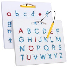 Magnetic Alphabet Tracing Board for Preschool Learning and Drawing Activities