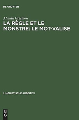 Grsillon - La rgle et le monstre  le mot-valise - New hardback or ca - X555z