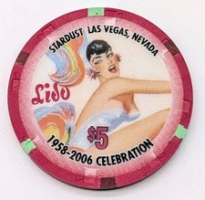 Stardust Casino Chip $5 New Years 2006 Lido, ...