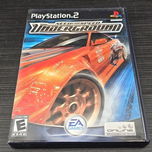 Need for Speed Underground Sony PlayStation 2 PS2 Complete w/Manual