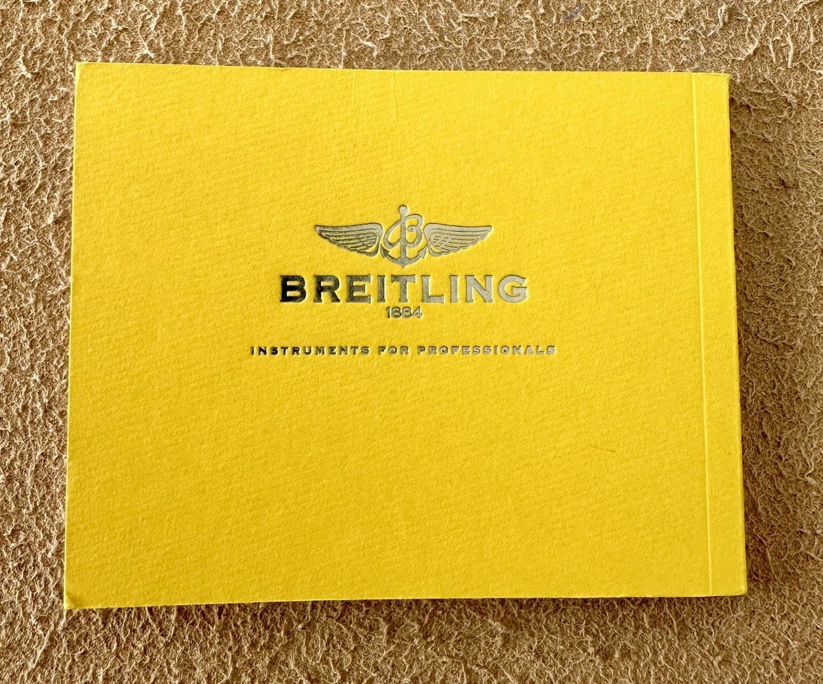 Folleto de instrucciones Breitling Transocean Date