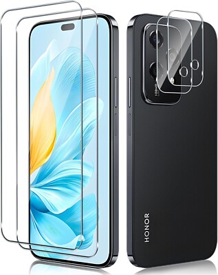 2X Schutzglas ( Display + Kamera ) für Honor 200 Lite Full Screen Hartglas 9H