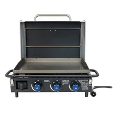 Razor 34.5" 3 Burner Portable Tabletop Griddle for Backyard Cooking and Camping