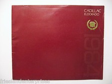 Cadillac Eldorado 1984 - Eldorado Barritz, Coupe, Touring - Factory Brochure