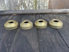 SET (4) VINTAGE CHANDELIER LIGHT FIXTURE SOCKET COVER SHADES RESTORE