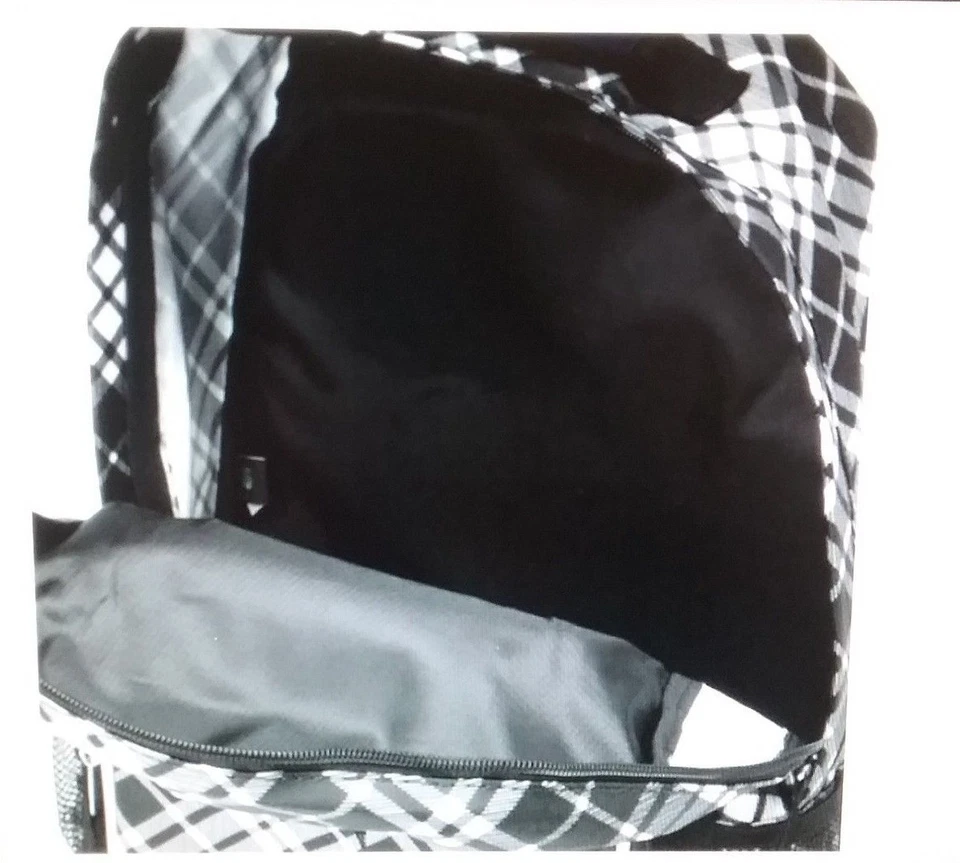 Mochila Detroit Tigers MLB - Nueva con etiquetas - Estampado a cuadros - Bolso de béisbol Bolso de mano Foto 3 de 4