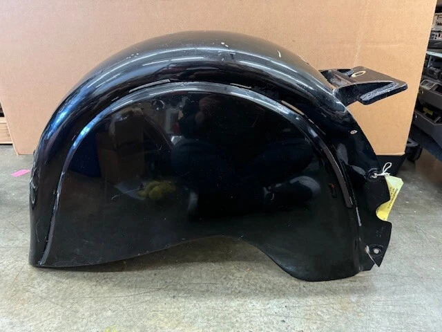 Vintage Indian Chief / Scout / Spirit Rear Fender  99–03 Black Steel Gilroy Era - Image 2 of 4