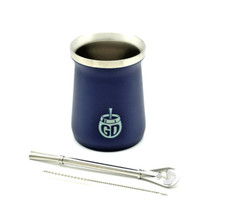 Stainless Steel Yerba Mate Cup Set Double Wall Vacuum Insulated Gourd