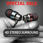 3.5mm HIFI Super Bass Headset In-Ear Earphone Stereo Earbuds Headphone Wired Mic