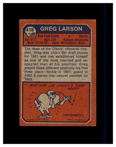 1973 TOPPS FOOTBALL #270 - 528 YOU PICK SEE PHOTOS OF EVERY CARD **NEW LISTING** - Picture 232 of 398