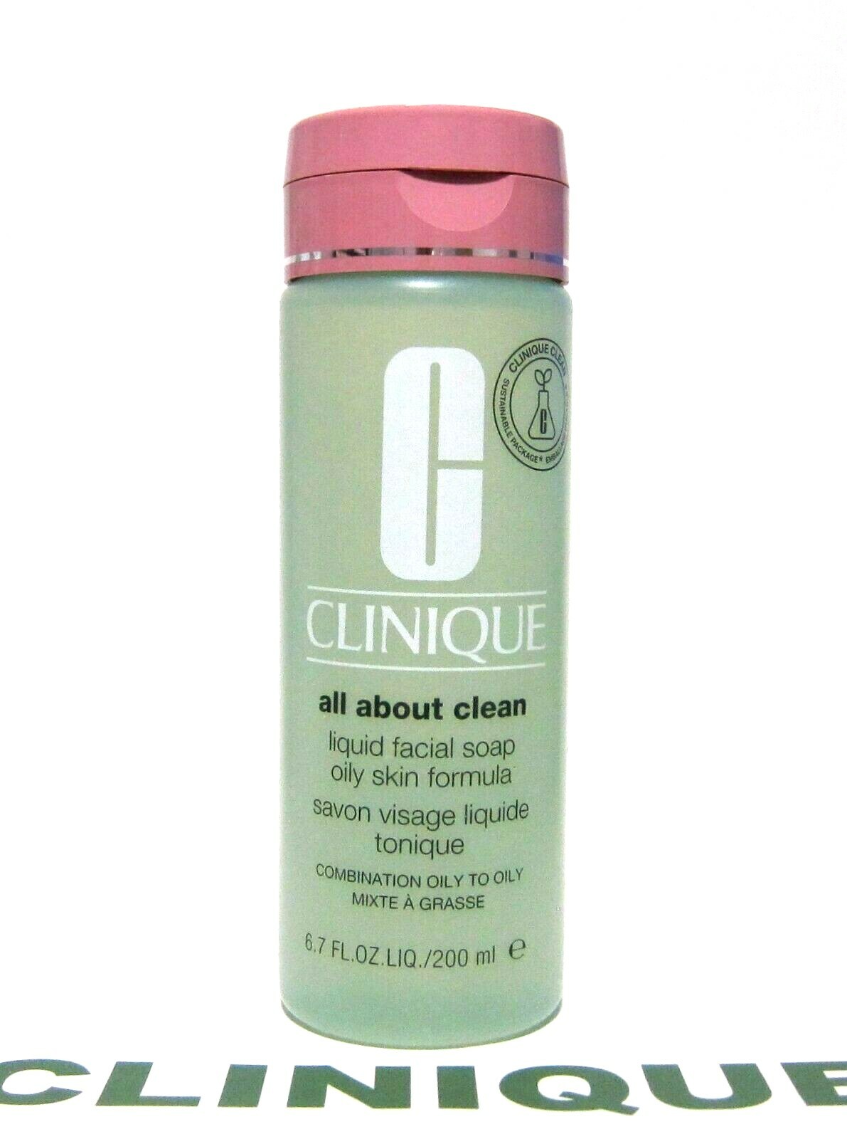 CLINIQUE Liquid Facial Soap Oily Skin Formula (6.7oz/200mL) FULL SIZE