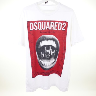 DSQUARED2 T-Shirt Herren Print Rot 