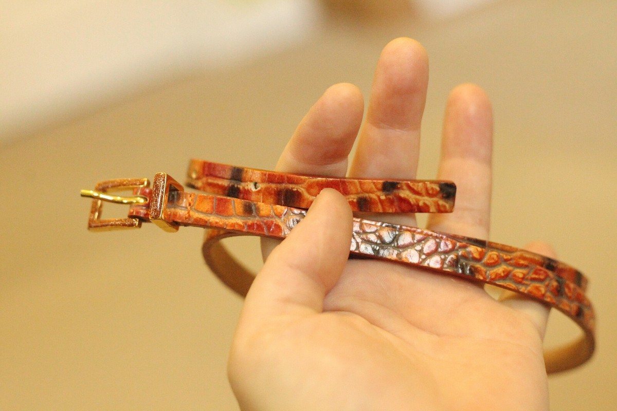 FIBEL Italy Made Womens Fashion Belt 34 display picture 2