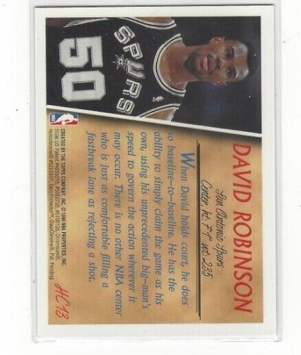 1996-97 TOPPS BASKETBALL HOLDING COURT REFRACTORS INSERT SINGLES - Picture 6 of 6