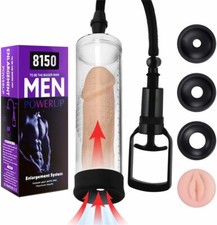 8.7 INCH Vacuum Penis Pump for Male Man ED Erectile Enlargement Penis Enlarger