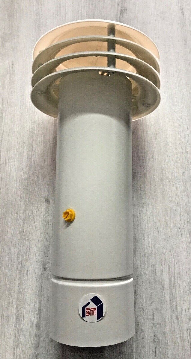 Deflettore Anti-Rivoco Per Camino/Caldaia - Ø 120 Mm Bianco - Foto 2