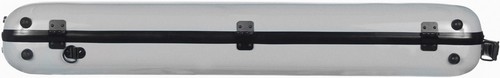 USA Fiberglass violin case Safe Oblong 4/4 M-case Silver - Picture 9 of 12