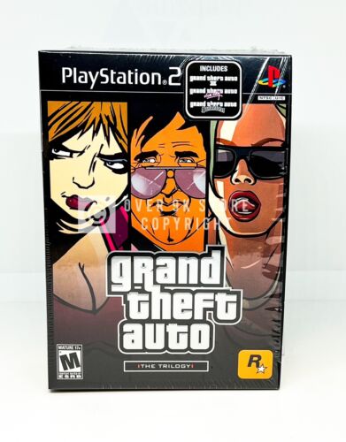 Grand Theft Auto Trilogy - PS2 - EXTERNAL PAPER BOX ONLY - NO GAMES - Afbeelding 1 van 6