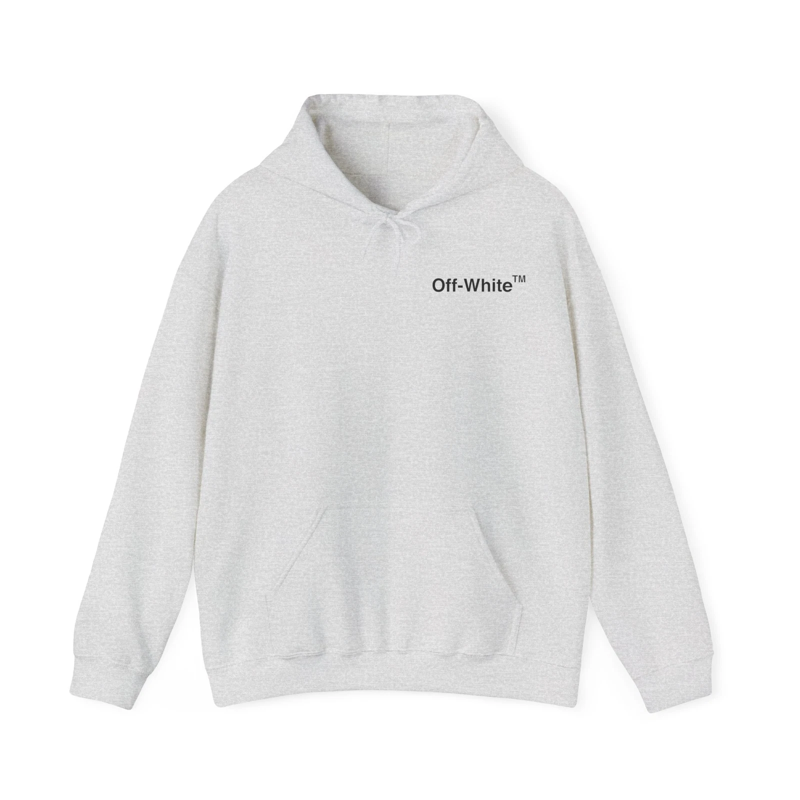 FELPA CON CAPPUCCIO OFF WHITE REP