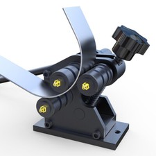 Manual Three-Roller Gear Bending Machine Plate Steel Metal Ring Roller Bender