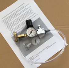 Druckminderer für Kalibriergas incl. Entnahmeventil für AU Geräte Wartung