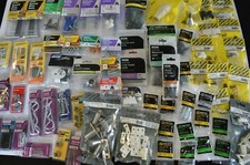 Job Lot 100 ITEMS Branded Hardware includes Romak Griptite Plasplugs Stanley NEW