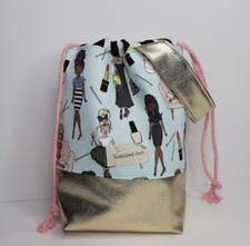 Medium Project Bag for Knitting Crochet Needlepoint Craft Tote