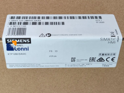  New Siemens SIMATIC HMI KTP1200 Basic 12'' Fast Ship 6AV2123-2MB03-0AX0 