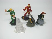 Disney Infinity 2.0 Marvel Avengers Lot Iron Man Fist Rocket Black Widow