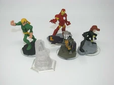  Disney Infinity 2.0 Marvel Avengers Lot Iron Man Fist Rocket Black Widow 