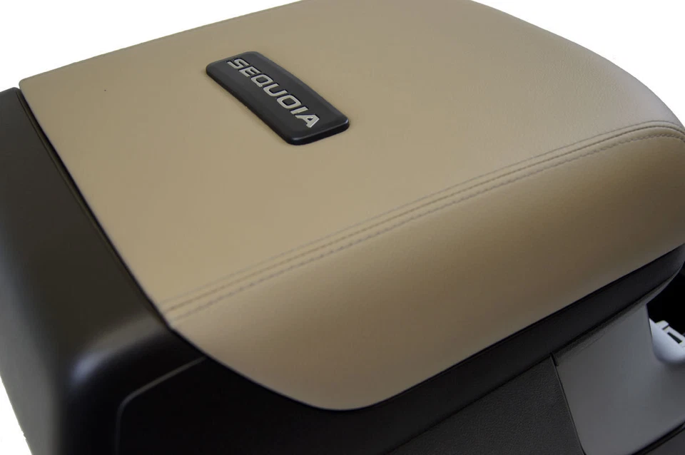 Toyota Sequoia 2008-2009 conjunto de consola central trasera arena y negro nuevo 588200C080E0 Foto 4 de 4