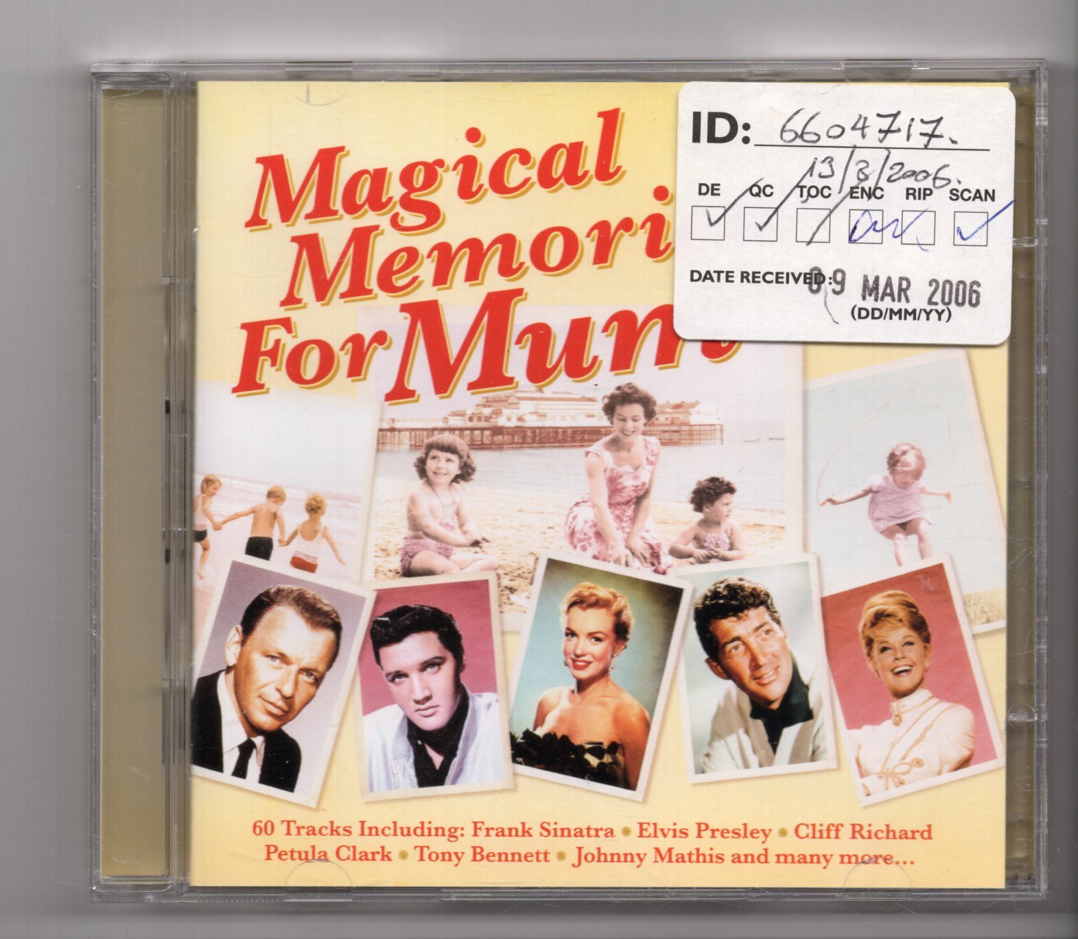 (JO944) Magical Memories For Mum, 60 tracks various artists - 2006 double CD