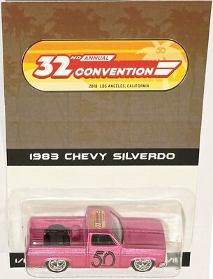 Pink 1983 CHEVY Silverado CUSTOM Hot Wheels 32nd Annual Convention