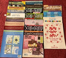 Card Making, Scrapbooking, Rubber Stamping - 19 Books and Magazines