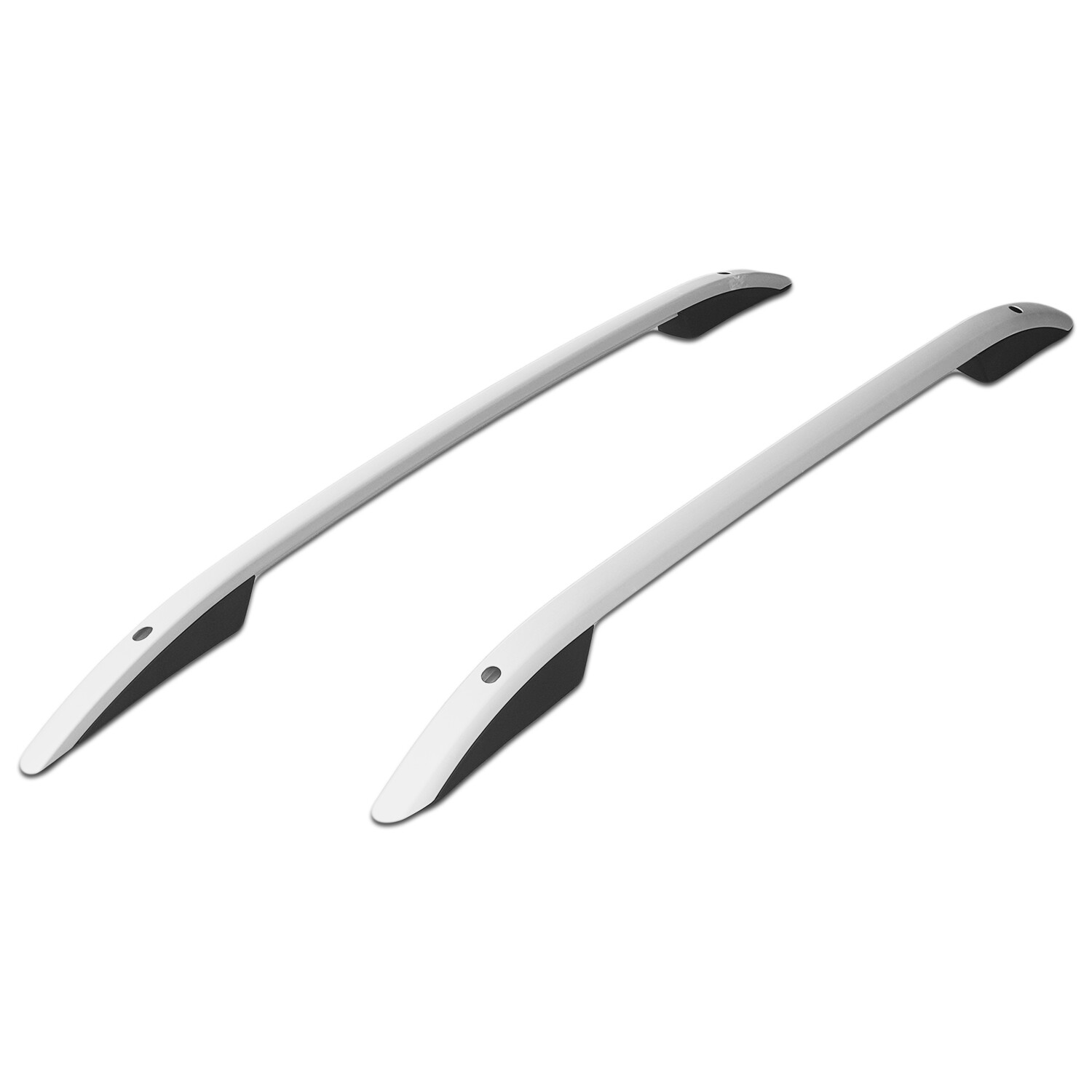 Barres de toit grises en aluminium pour Ford Fusion 2002-2012 | Set de portage