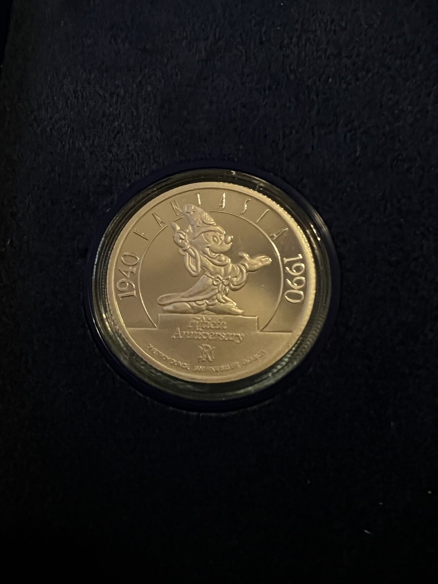 Disney Fiftieth Anniversary Commemorative Proof Fantasia Silver