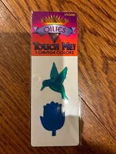 Vintage Oilies 80  s/90's Liquid Crystal Bird/Flower NIP