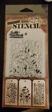 Layering Mini Stencil set 10 Stampers Anonymous Tim Holtz
