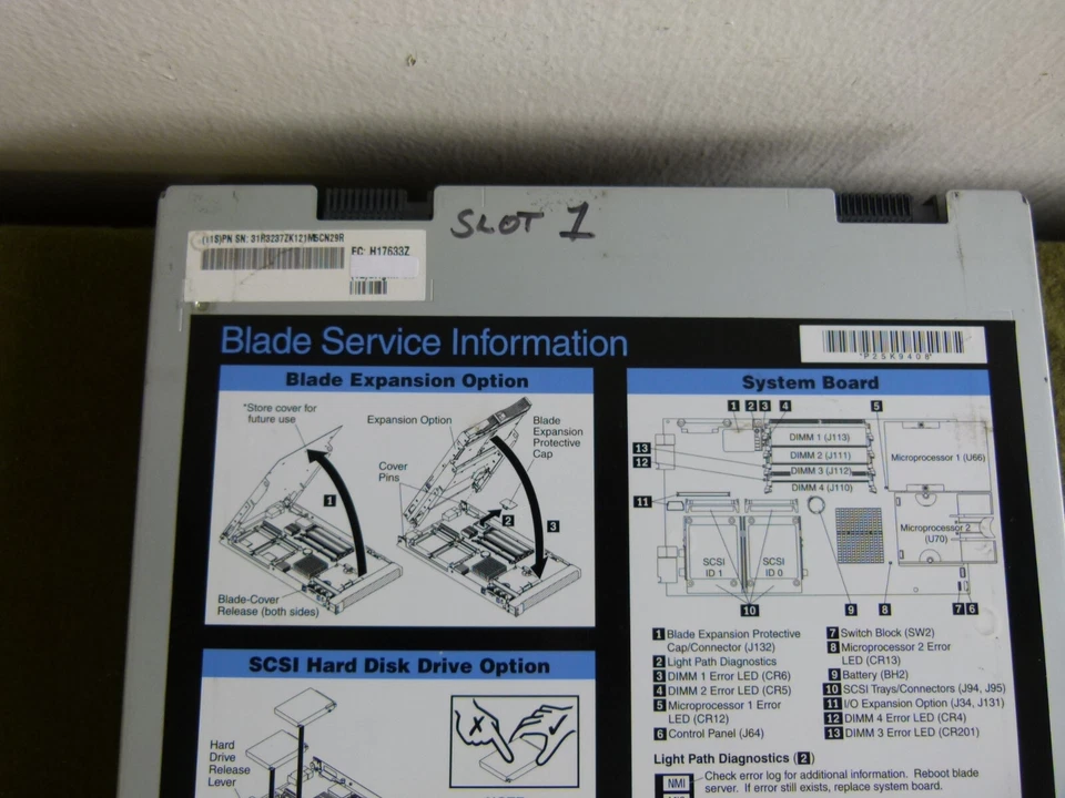 IBM 8843-25U IBM Blade Center HS20 Xeon Blade Server - Image 2 of 4