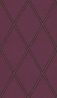 Rasch Tapete Vlies Cosmopolitan 576580 Lederoptik Rautendekor Lila-Aubergine 3D