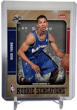 Nick Young 2007-08 Fleer Rookie Sensations RC Card #RS-15 Wizards W/Top Loader