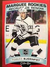 19-20 UD Series 2 Hockey Opee Chee Retro Marquee Rookie Red 621 Tobias Bjornfot