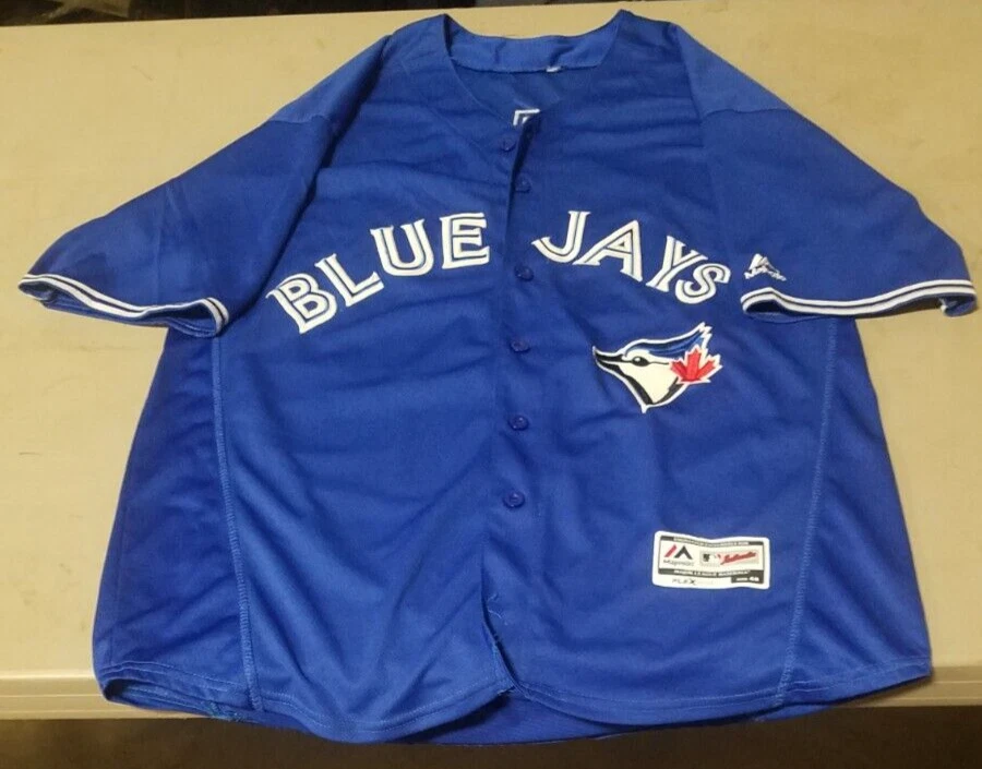 Personalized #57 Lao Toronto Blue Jays Jersey Majestic Sz 44 MLB Baseball