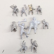 D D Dungeons Dragons Metal Miniatures RPG Grenadier 70's 80's Lot of 10 A55